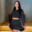 BLACK SKORT