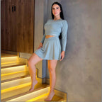 FALDA SHORT CRUZADA GREEN APPLE