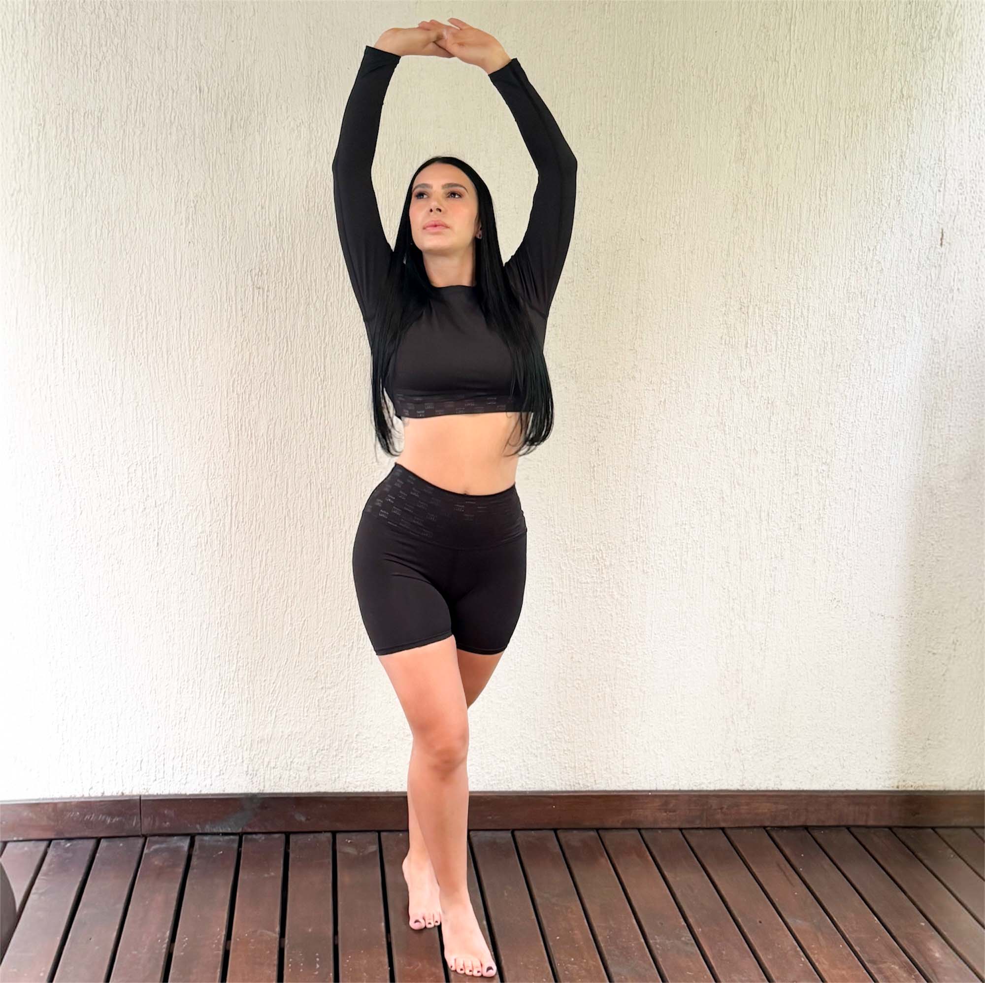 SET SHORT/TOP-BUSO BLACK MIRROR